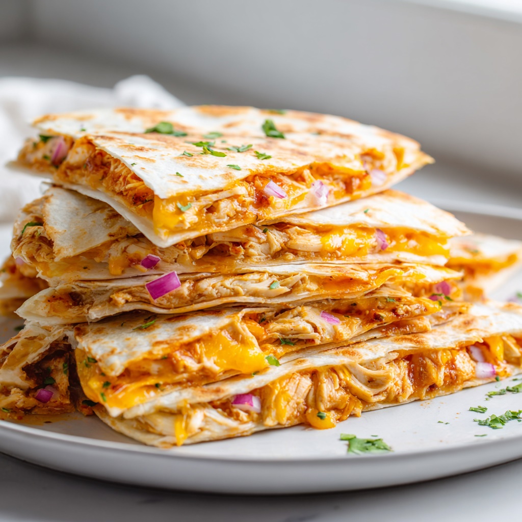 BBQ Chicken Quesadillas – Cheesy Smoky Wraps