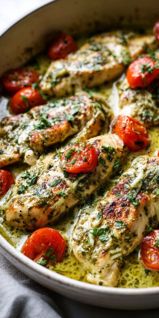 Creamy Pesto Chicken – Easy Comfort Dinner