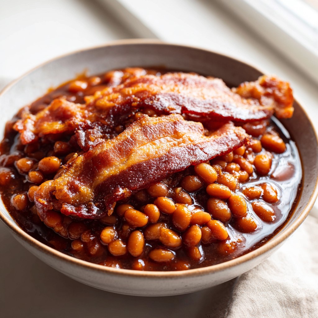 Crock Pot Baked Beans – Slow Cooker Side