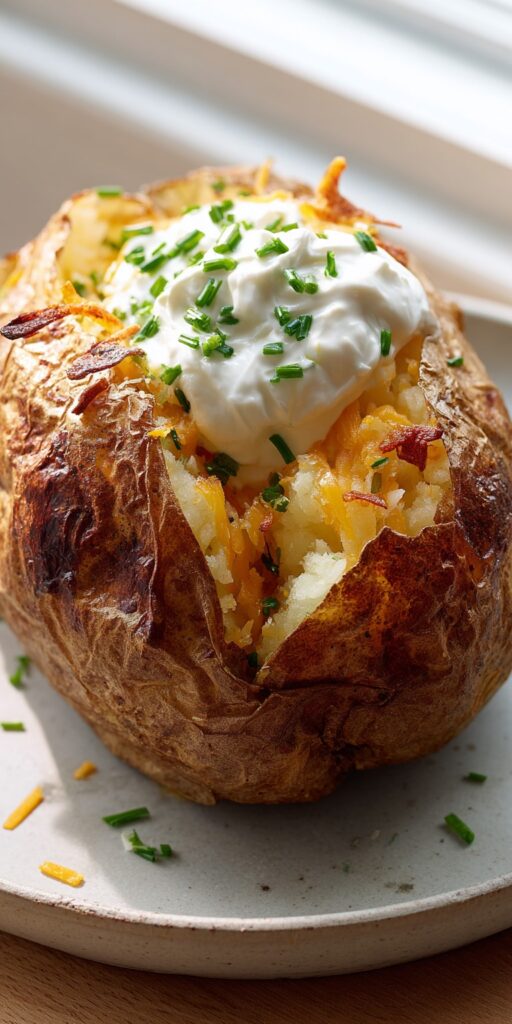 Perfect Baked Potato – Fluffy Easy Side